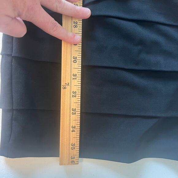 White House Black Market Instantly Slimming Sheath Black Dress Size 8 - Picture 12 of 13